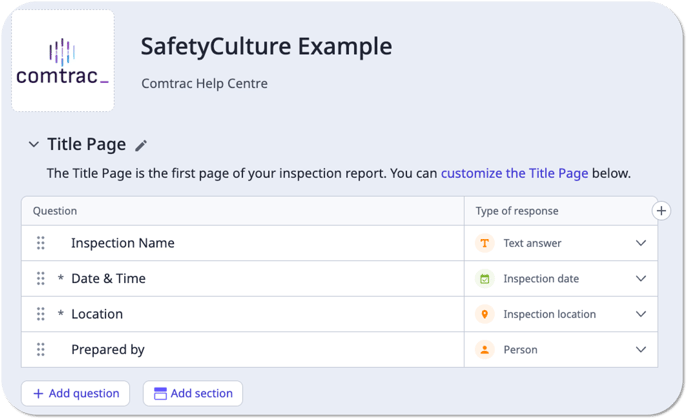 SafetyCulture Fields